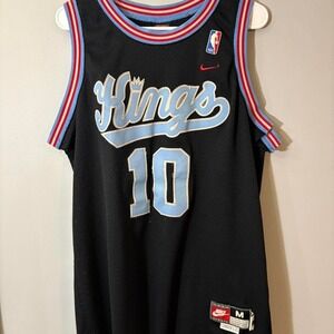 vintage‎ Nike Sacramento Kings Mike Bibby #10 jersey, Made in Korea, Men size m